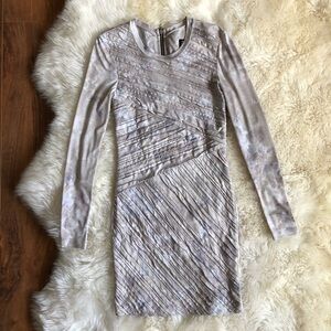 Torn by Ronny Kobo Tara Pleated Long Sleeve Dress